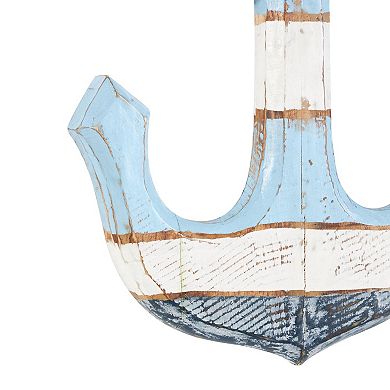 Stella & Eve Wall Decor Distressed Anchor
