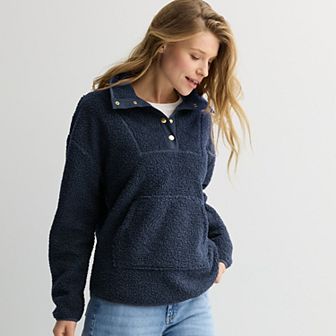 Women's Sonoma Goods For Life® Faux Shearling Pullover
