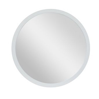 Stella & Eve Round Wooden Wall Mirror