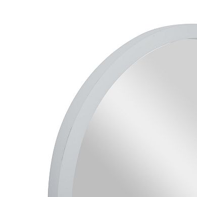 Stella & Eve Round Wooden Wall Mirror