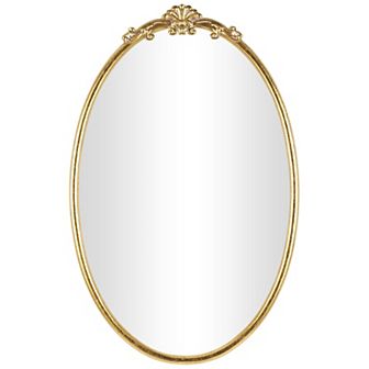 Stella & Eve Ornate Baroque Oval Wall Mirror