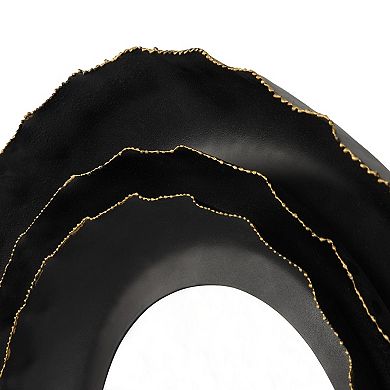 Stella & Eve Layered Floral Frame Wall Mirror