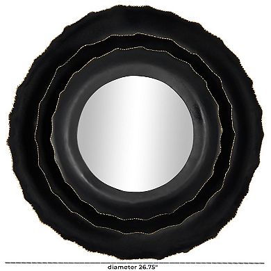 Stella & Eve Layered Floral Frame Wall Mirror