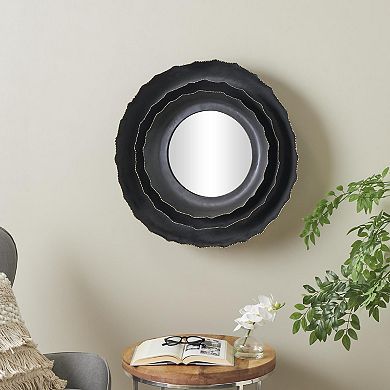 Stella & Eve Layered Floral Frame Wall Mirror