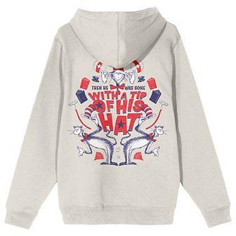 Men's Dr. Suess The Cat In The Hat With A Tip Of His Hat Graphic Hoodie