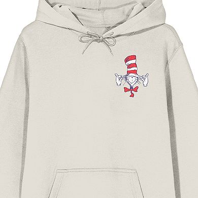 Men's Dr. Suess The Cat In The Hat With A Tip Of His Hat Graphic Hoodie