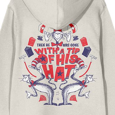 Men's Dr. Suess The Cat In The Hat With A Tip Of His Hat Graphic Hoodie