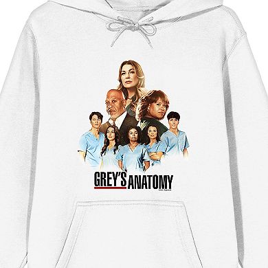 Men's Grey's Anatomy Meredith Grey, Miranda Bailey, & Logo Graphic Hoodie