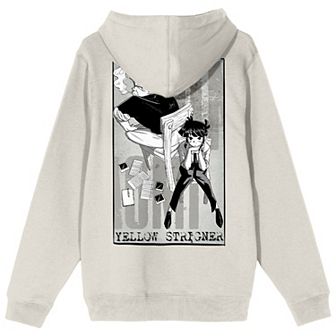 Men's Yellow Stringer Double-Sided Graphic Hoodie