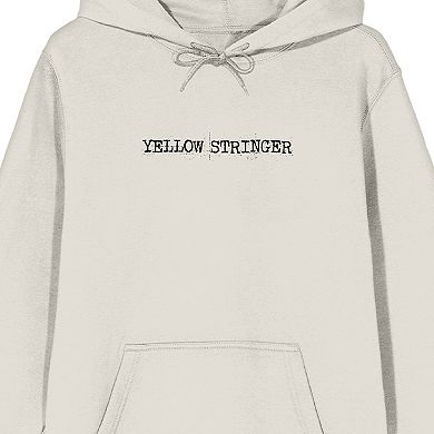 Men's Yellow Stringer Double-Sided Graphic Hoodie