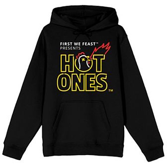 Men's Hot Ones Orange & Bell Pepper Graphic Hoodie
