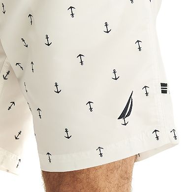 Men's Nautica Anchor Printed Swim Trunks