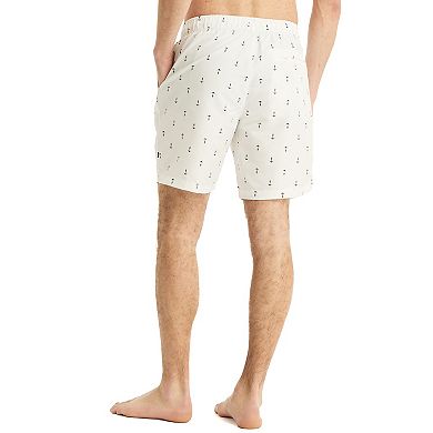 Men's Nautica Anchor Printed Swim Trunks