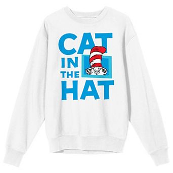 Men's Dr. Suess The Cat in the Hat Title Artwork Graphic Sweatshirt