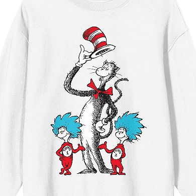 Men's Dr. Suess The Cat In The Hat Thing 1 & Thing 2 Graphic Sweatshirt
