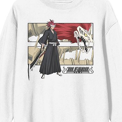 Men's Bleach Classic Ranji Abarai White Graphic Sweatshirt