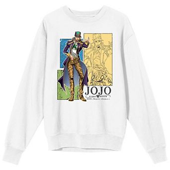 Men's Jojo's Bizarre Adventure Jotaro Graphic Sweatshirt