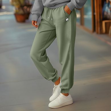 Dalix Womens Heartly Ghost Heavy Weight Fleece Sweatpant