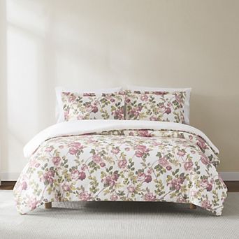 Lush Decor Vintage Rose 3 pc Comforter Set with Shams