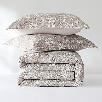 Lush Decor Zara Floral Block 8-Piece Comforter Set