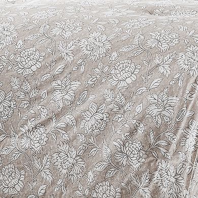 Lush Decor Zara Floral Block 8-Piece Comforter Set