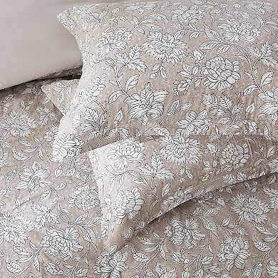 Lush Decor Zara Floral Block 8-Piece Comforter Set