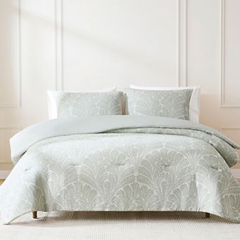 Lush Decor Willow Garden Woven Jacquard 3 pc Comforter Set