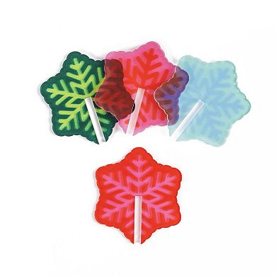 Pulsar 4-pc. Acrylic Snowflake Drink Markers