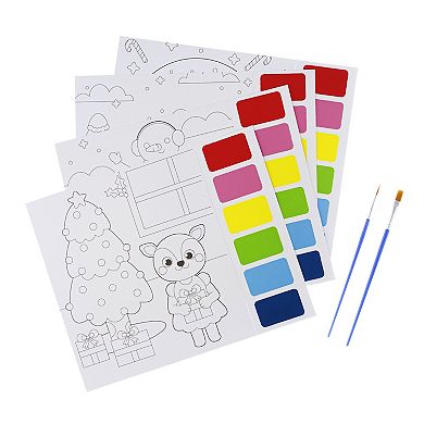 Pulsar Just Add Water Painting Activity Set - Christmas Cheer Edition