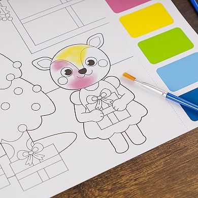 Pulsar Just Add Water Painting Activity Set - Christmas Cheer Edition