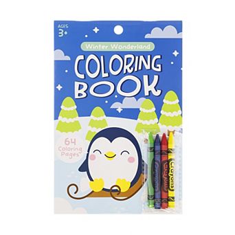Pulsar 64-pg. Winter Wonderland Coloring Book with Crayons