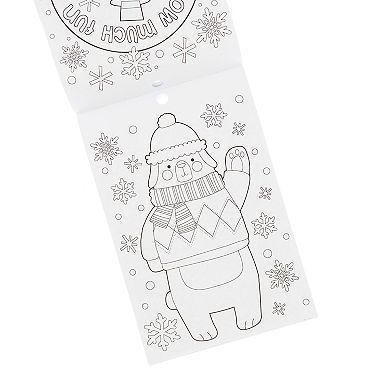 Pulsar 64-pg. Winter Wonderland Coloring Book with Crayons