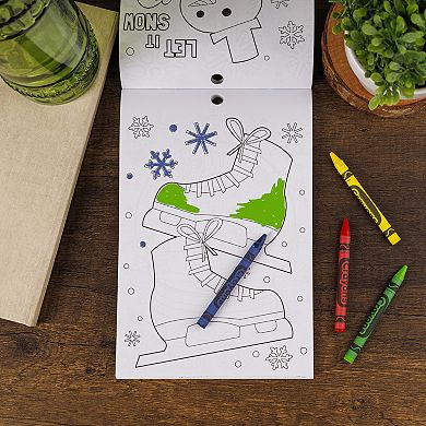 Pulsar 64-pg. Winter Wonderland Coloring Book with Crayons