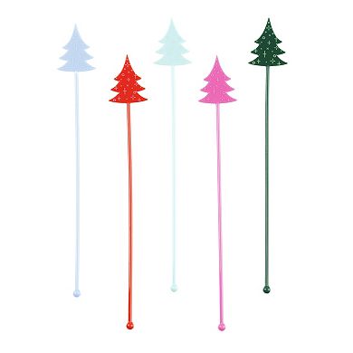 Pulsar Holiday Tree Drink Markers Set of 5
