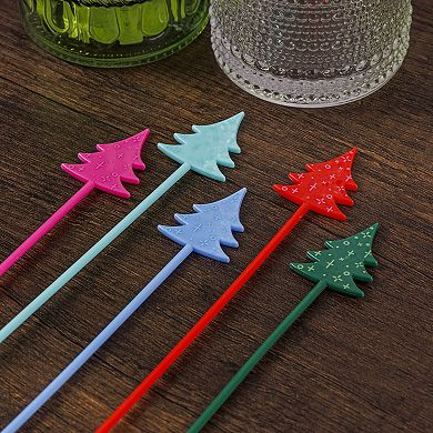 Pulsar Holiday Tree Drink Markers Set of 5