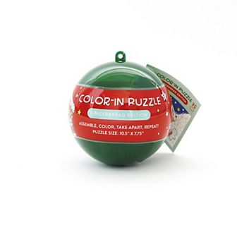 Pulsar Color-in Puzzle Ornament Gingerbread Edition