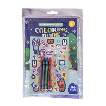 Pulsar Winter Wonderland 64-Page Coloring Book & Activity Pack