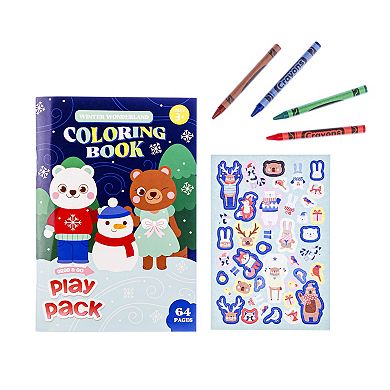 Pulsar Winter Wonderland 64-Page Coloring Book & Activity Pack