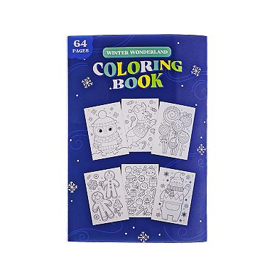 Pulsar Winter Wonderland 64-Page Coloring Book & Activity Pack