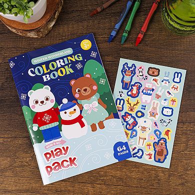 Pulsar Winter Wonderland 64-Page Coloring Book & Activity Pack