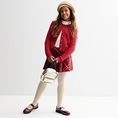 Girls 6-20 SO® Crewneck Cardigan Sweater in Regular & Plus Size