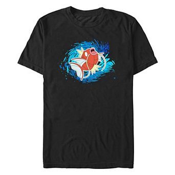 Big & Tall Pokemon Magikarp In Action Graphic Tee
