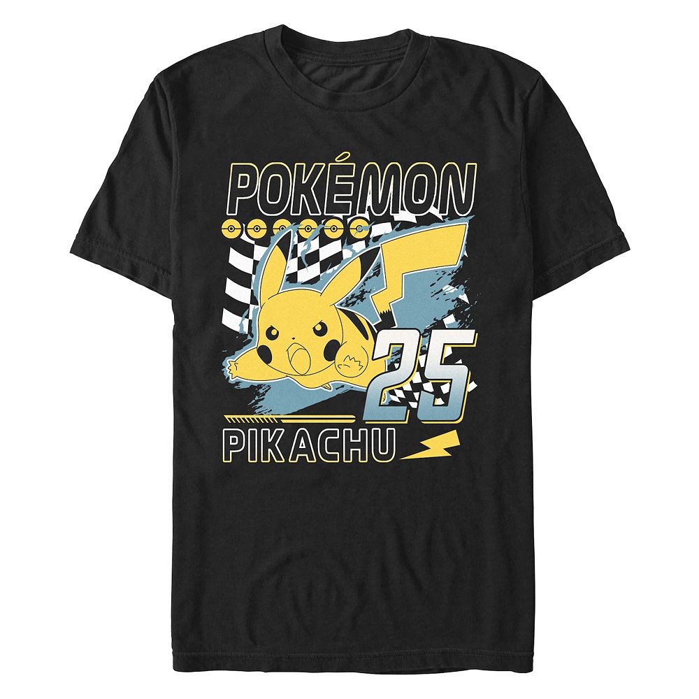 Big & Tall Pokemon Pikachu 25 Winner Graphic Tee