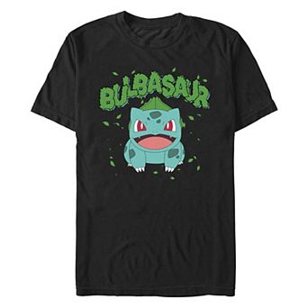 Big & Tall Pokemon Bulbasaur In Action Poster Graphic Tee