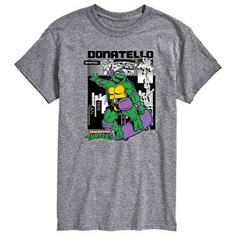 Men's Teenage Mutant Ninja Turtles Donatello Skateboard Retro Graphic Tee