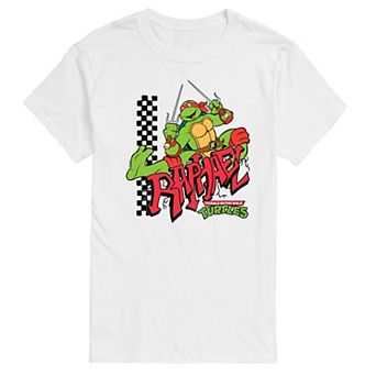 Men's Teenage Mutant Ninja Turtles Raphael Graffiti Retro Graphic Tee