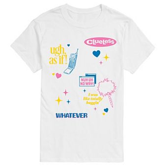 Men's Clueless Icons Collage Graphic Tee