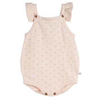 Baby Girl Just Born® Sweater Bubble Romper