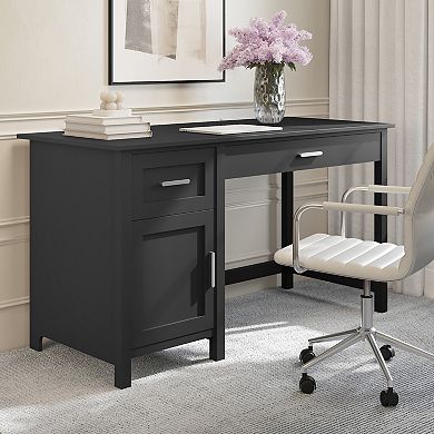 Martha Stewart Shaker Style Home Office Desk with Storage