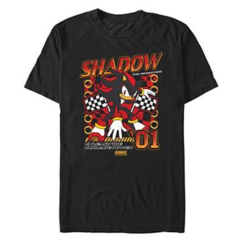 Big & Tall Sonic the Hedgehog Shadow Unleash The Ultimate Power Poster Graphic Tee